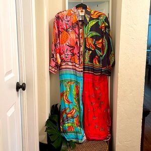 Farm Rio Mix Scarf Dress XS never used!!